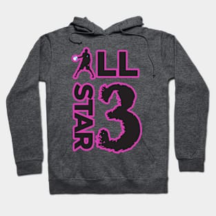 All Star Gear | Black and Purple Hoodie